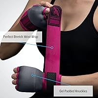 Vista 2 de Hayabusa Guantes de mano de gel rápido para boxeo