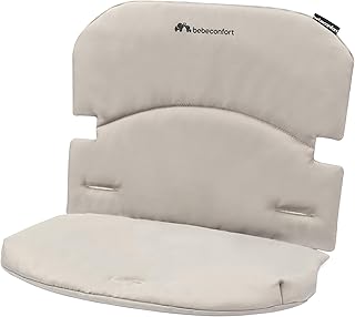 Bebeconfort Timba Comfort Cushion, Extra-Padded Cushion For The Timba Highchair, from 6 Months, Machine Washable, Grey Mist