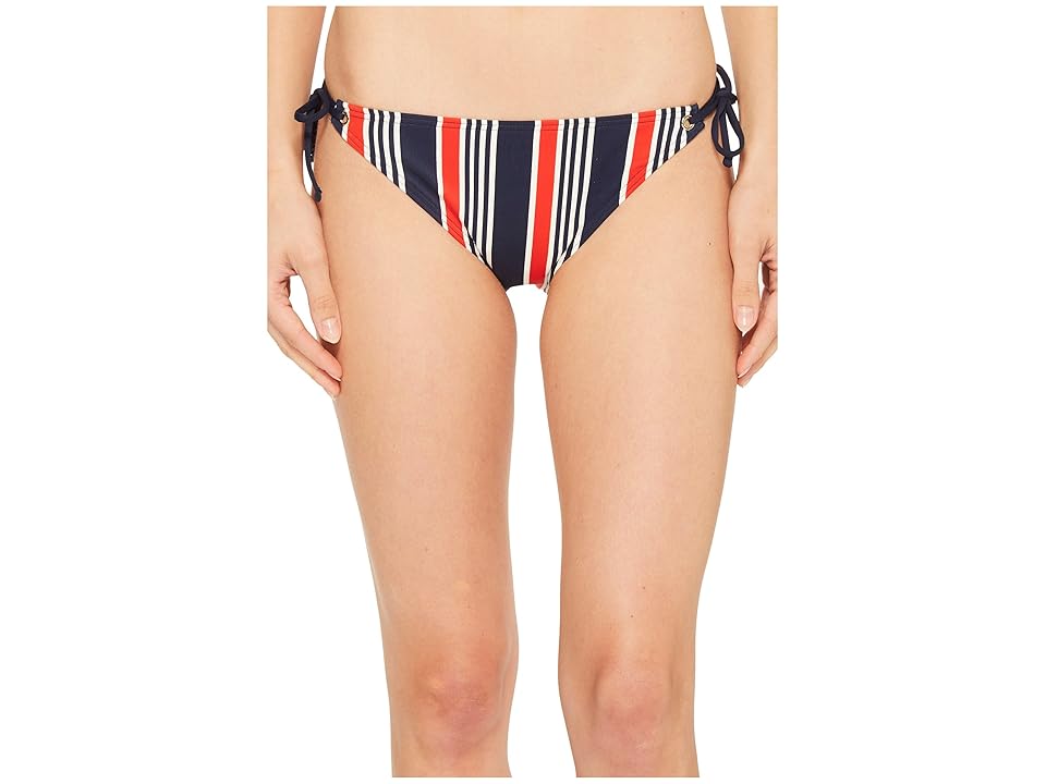 

Tommy Hilfiger True To Red, White Blue String Bikini Bottom (Core Navy) Women's Swimwear