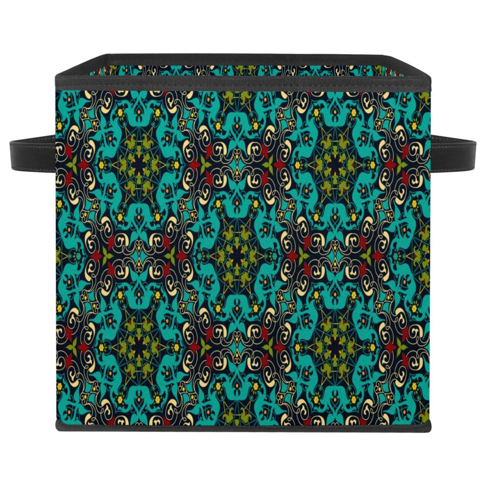 Panier de rangement en tissu pliable bac cube organisateur de placard et chambre