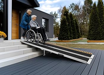 Amazon.co.jp: LEMNISCATE 車椅子 用 スロープ サポート脚付き 長さ