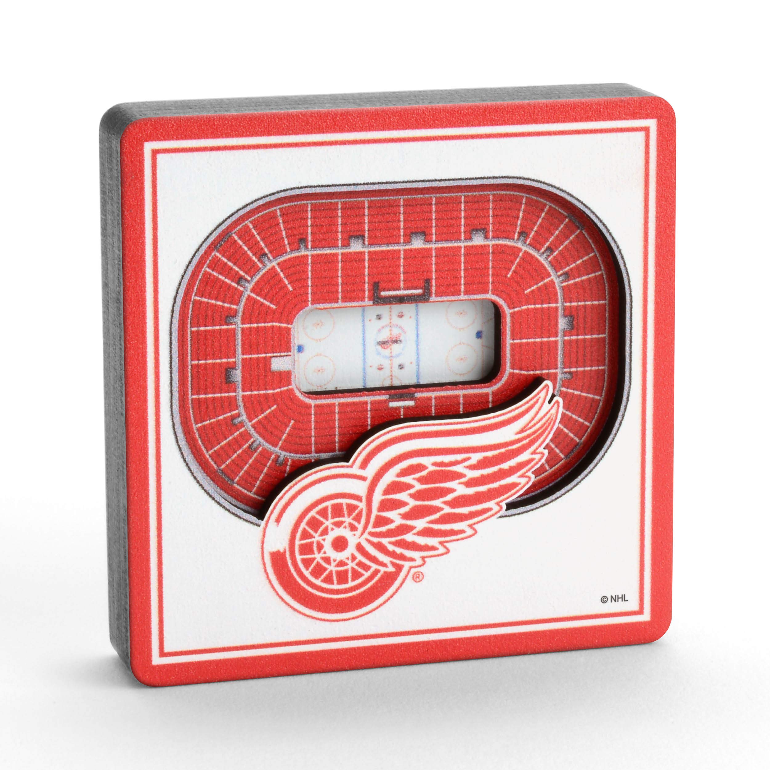 YouTheFan NHL Detroit Red Wings 3D StadiumView Magnets - Joe Louis Arena