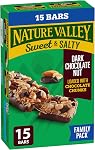 NATURE VALLEY - FAMILY PACK SIZE - Dark Chocolate Nut Granola Bars, Loaded with Chocolate Chunks, Pack of 15 Granola Bars, Made with Whole Grain Oats, No Artificial Colours, No Artificial Flavours