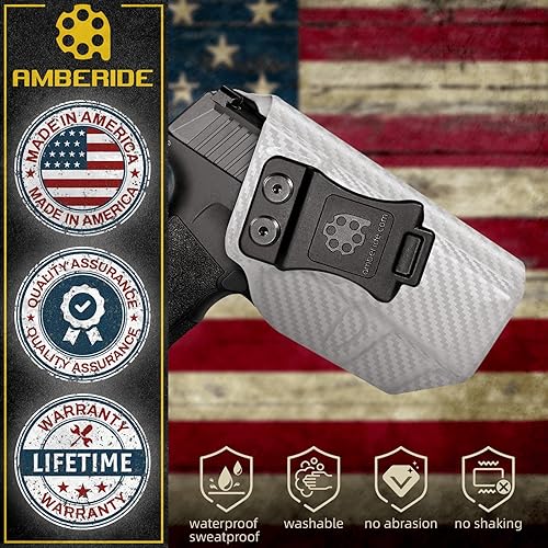 Miniatura 7 de KYDEX Holster for Sig P365P365 SAS P365X Adjustable Cant Inside & Outside Waistband Concealed Carry IWB & OWB with 'Posi-Click' Retention Ultimate