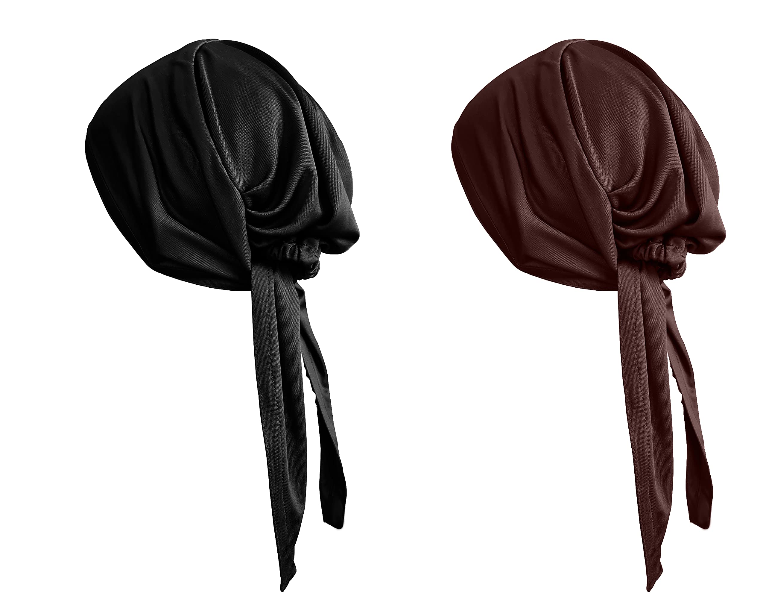 Women's Hair Tail Cap Poly Cotton Hijab Set of T-Cap 2 pcs