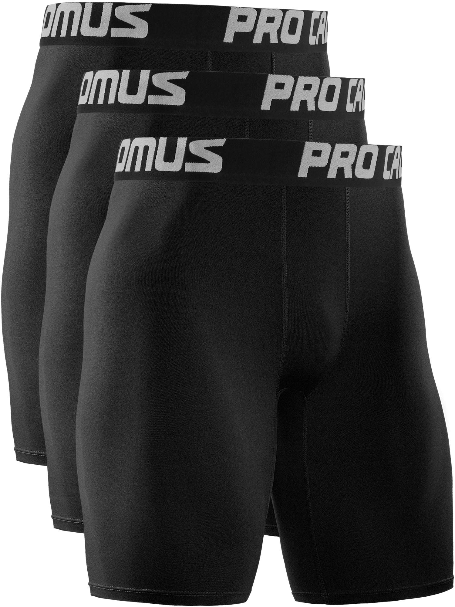 Cadmus 3 Pack Men's 8 inch Compression Running Shorts
