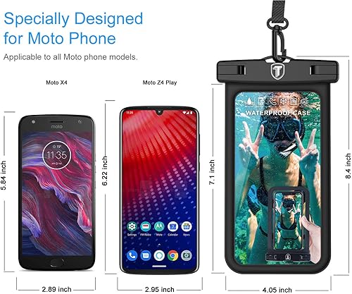 Miniatura 3 de Funda flotante impermeable para teléfono con cordón y brazalete para bolsa seca para Motorola Moto G Power G Stylus G Play E E6 One 5G G7 Power G7