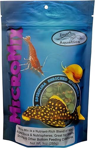 Miniatura 4 de Micro Mix - Dieta mezclada para caracoles, camarones y peces de alimentación de fondo (3 onzas (3.00oz))