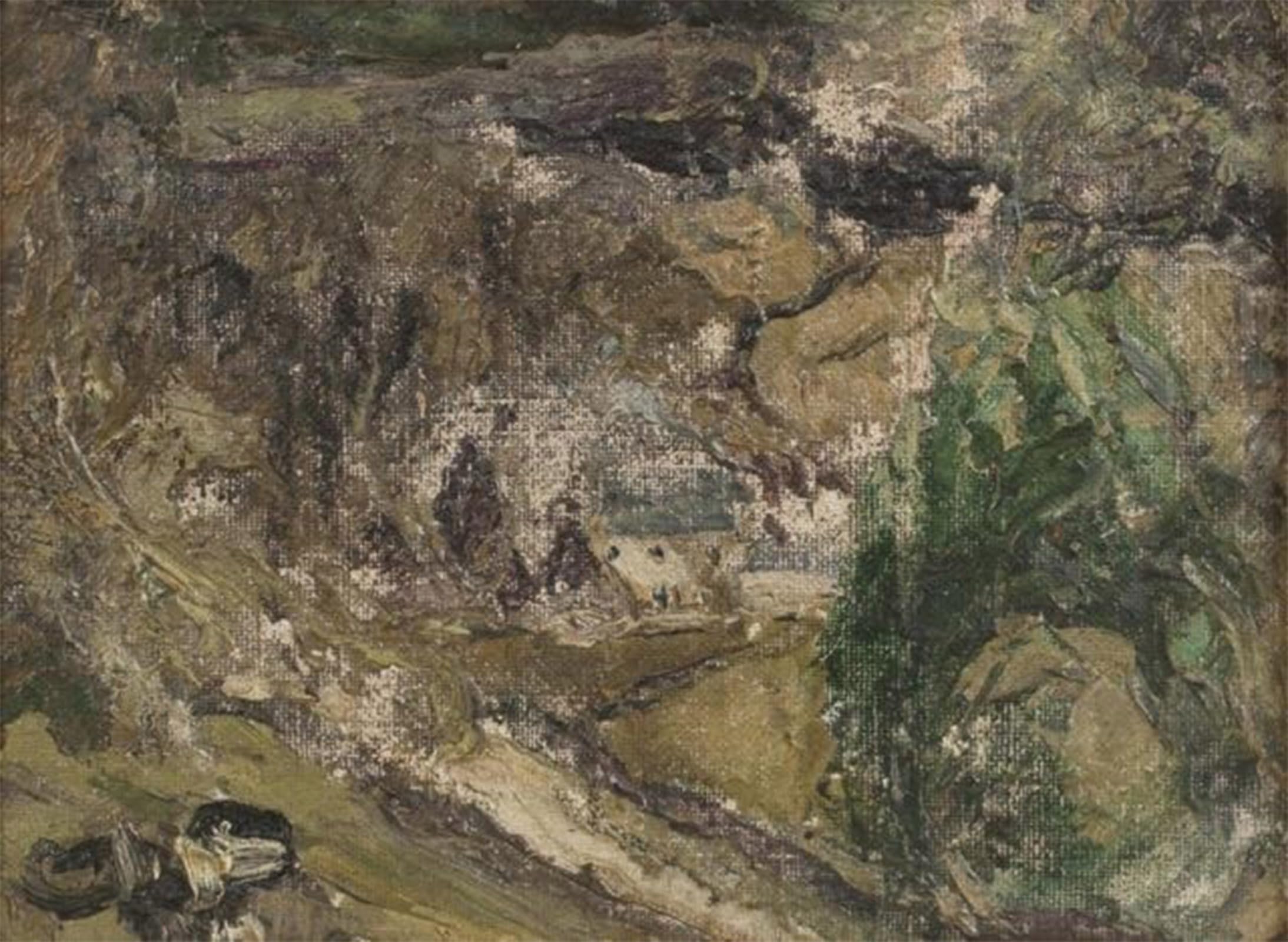 SERENDIPITP Abstract Painting Mural Print Picture Wall Decor Painting il Cottage Atkinson Hornel Vintage Wall Artwork for Home Decor 60x90cm