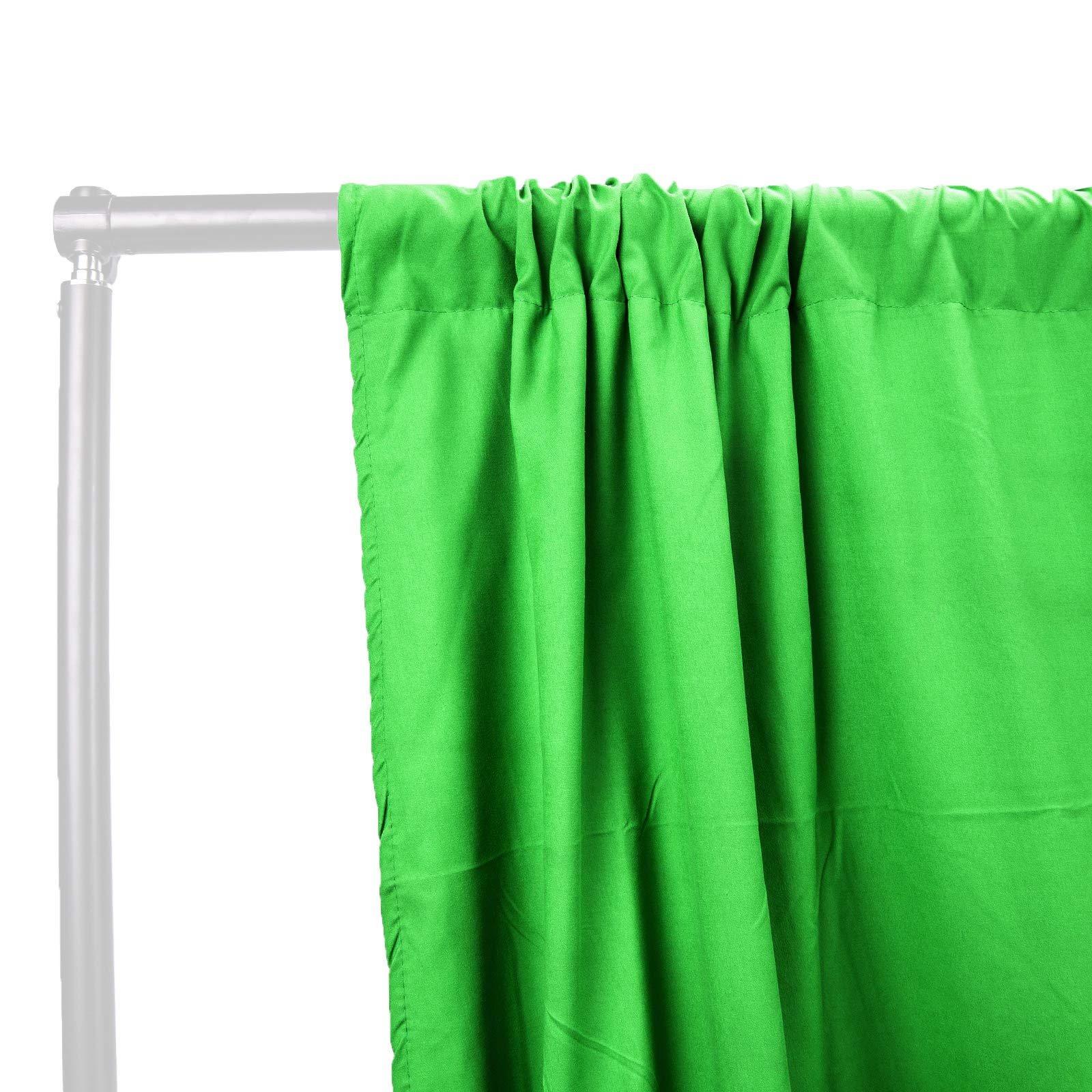 Sfondo fotografico con schermo verde, 3 x 3 m, 100% mussola di cotone Chromakey, lavabile in lavatrice, pieghevole, per riprese ritratti di prodotti in studio, live streaming, zoom meeting