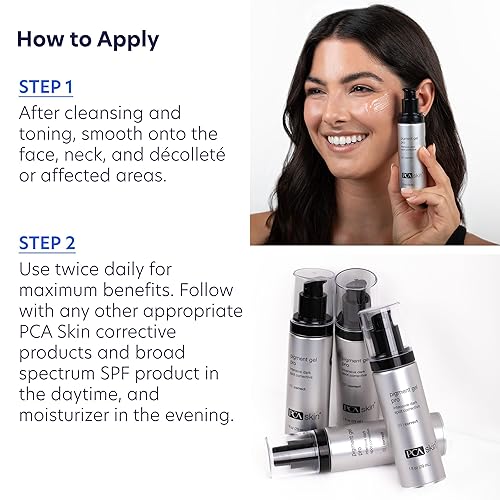 Miniatura 5 de PCA SKIN Pigment Gel Pro - Corrector de manchas oscuras, suero iluminador para manchas oscuras para hiperpigmentación, ayuda a minimizar las manchas