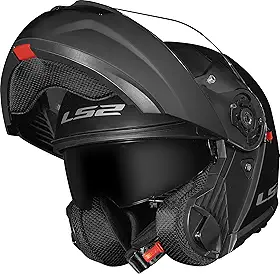 Capacete Robocop LS2 Strobe II FF908 Monocolor Preto Fosco