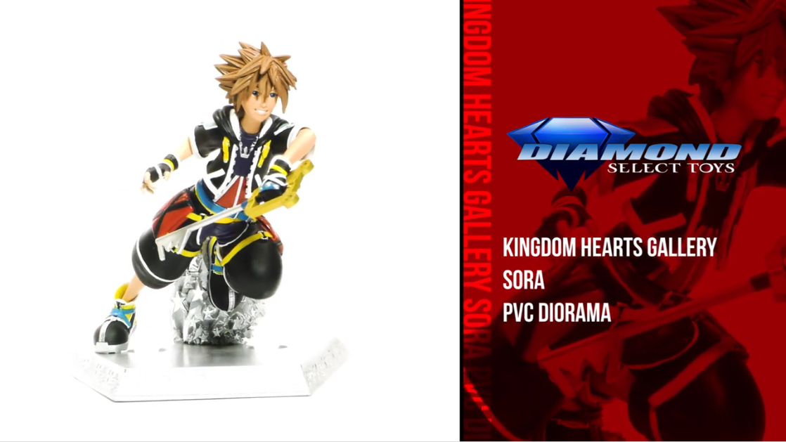 Amazon.com: Kingdom Hearts Gallery: Sora PVC Figure : Toys & Games