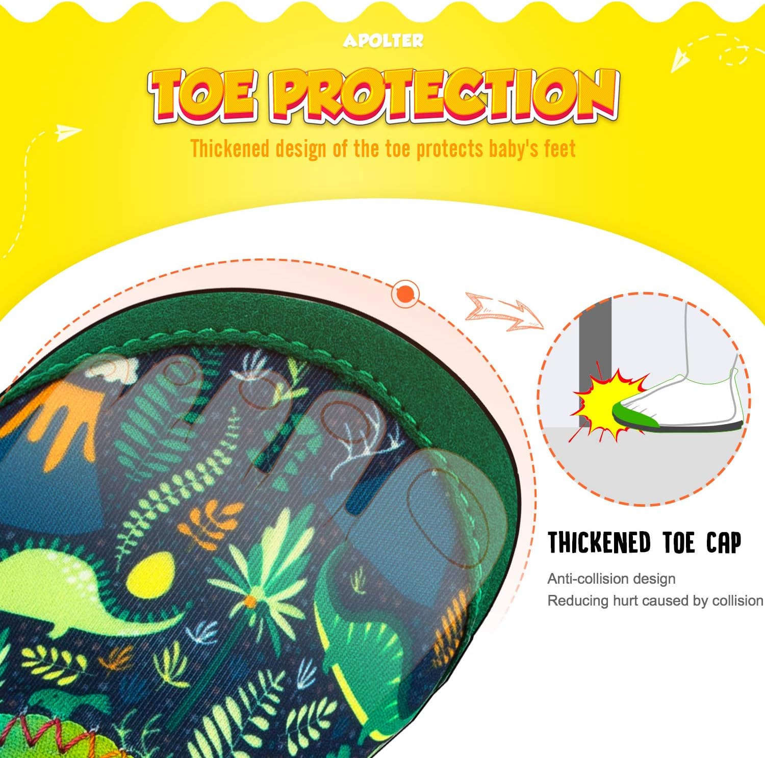 Baby Boys and Girls Swim Water Shoes Barefoot Aqua Socks Non-Slip for Beach Pool Toddler Kids - Image 2