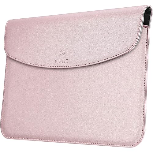 Fintie Sleeve Case for Microsoft Surface Go 4/3/2/1 (2023/2021/2020/2018) - Slim Fit Premium Vegan Leather Cover with Stylus Loop, Compatible w/Keyboard, Rose Gold