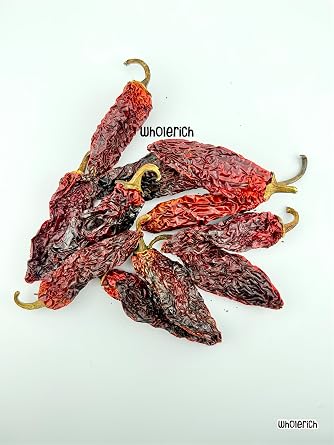 Whole Chipotle Chillies (from Spain) 25g | Smoked Jalapeño Chillies for Mexican Cooking, BBQ & Gourmet Dishes | Deep Smoky Flavour - Wholerich Foods