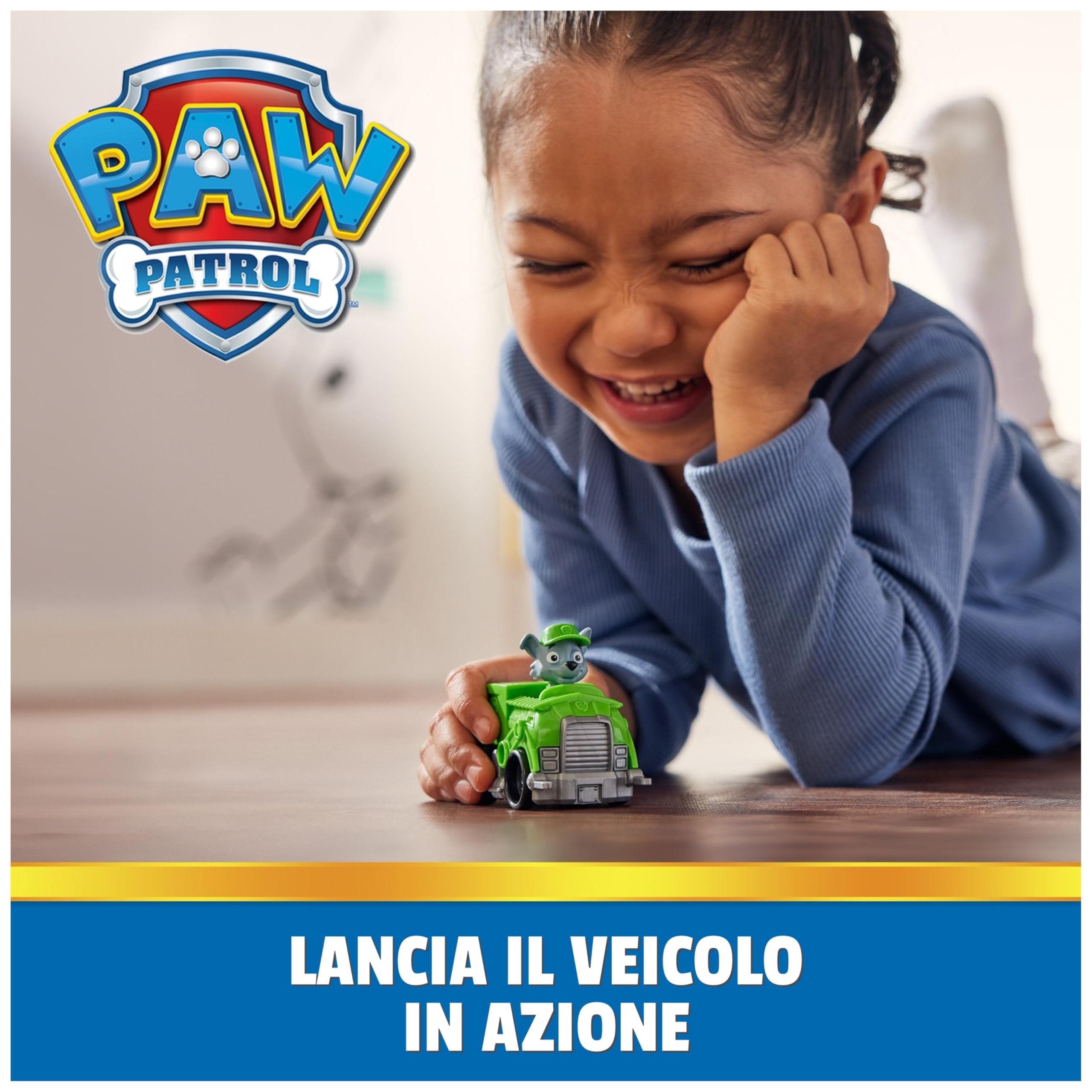 Paw Patrol Pup Squad Racers, Confezione Regalo con 6 Veicoli, Personaggi Collezione, Giocattoli per Bambini e Bambine, 3+ Anni