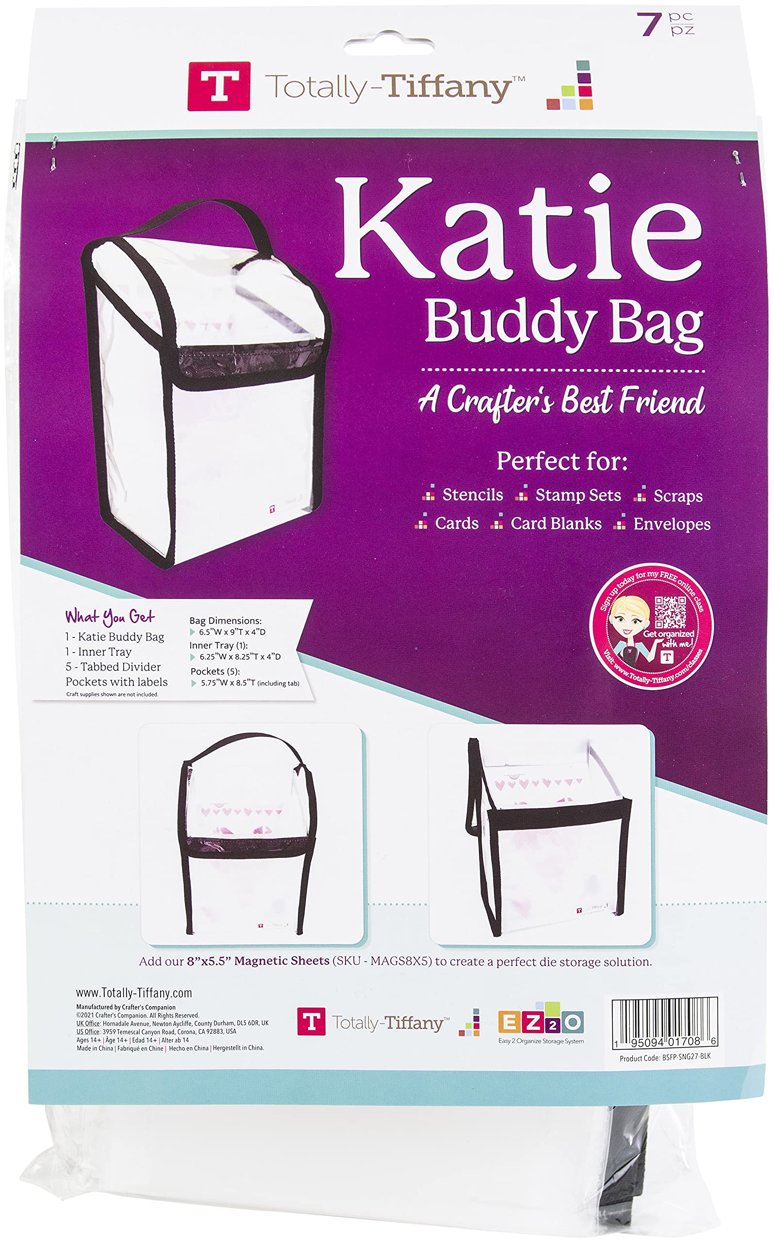 Amazon.com: Totally-Tiffany Katie EZ20 Buddy Bag