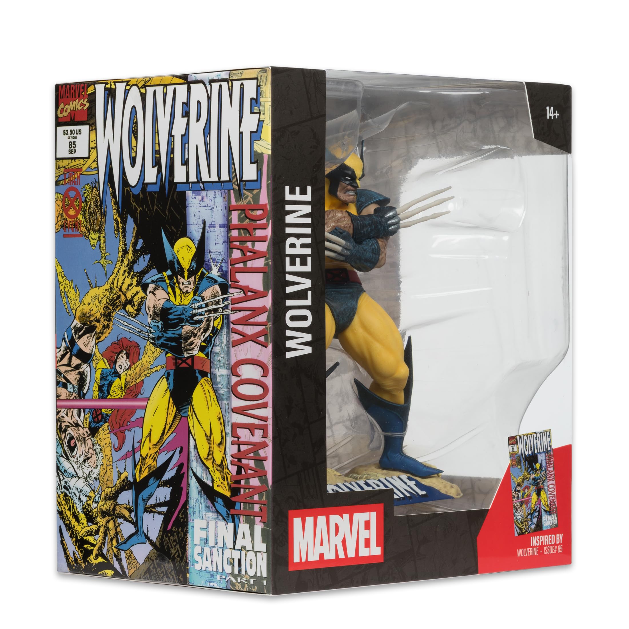 McFarlane Toys - Marvel Wolverine scala 1:10 da collezione con scena (Wolverine #85)