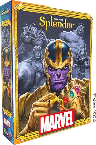 Miniatura 2 de Asmodee Marvel Splendor - Juego de mesa unir héroes y gemas en una aventura de estrategia épica, juego familiar para niños y adultos, a partir de 10