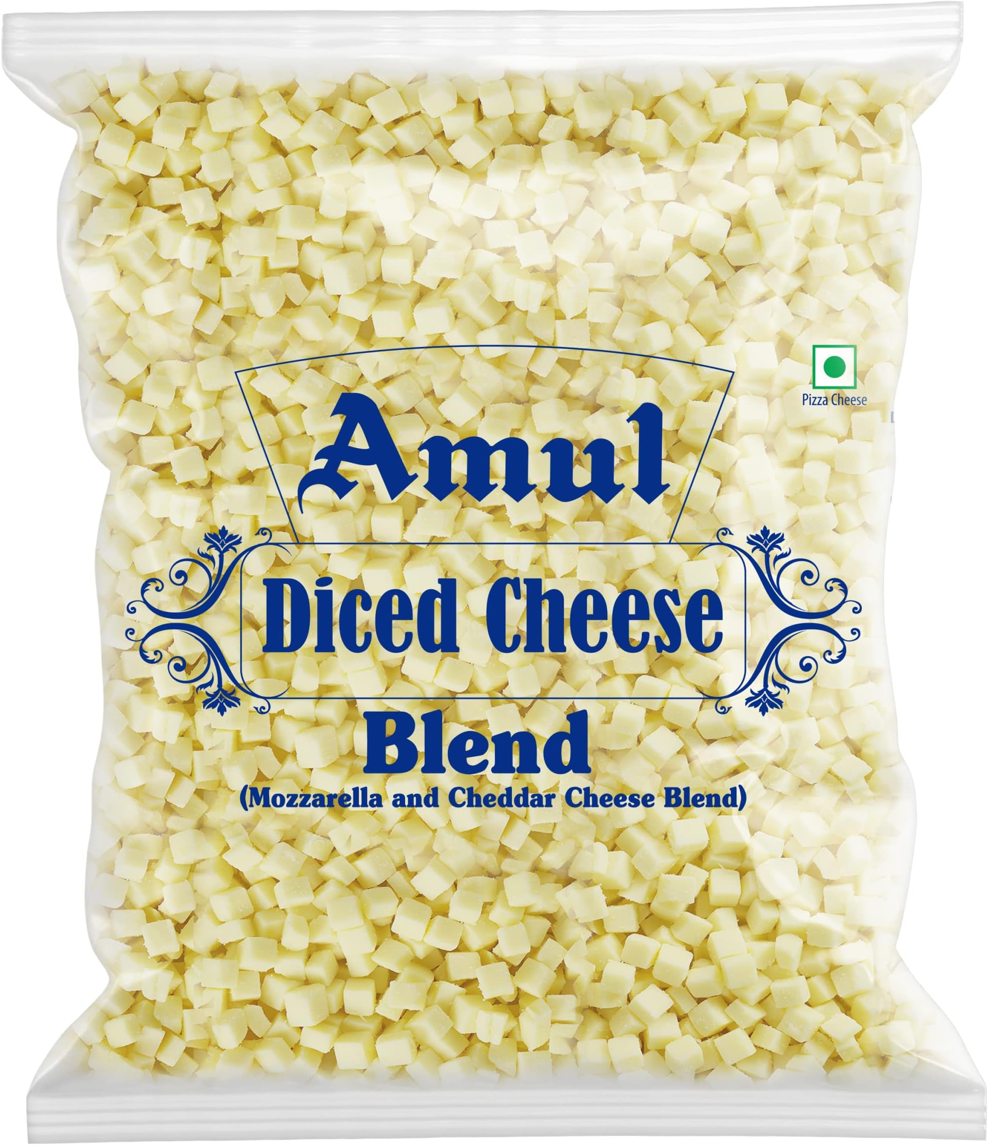 Amul Diced Cheese Blend, 1 kg