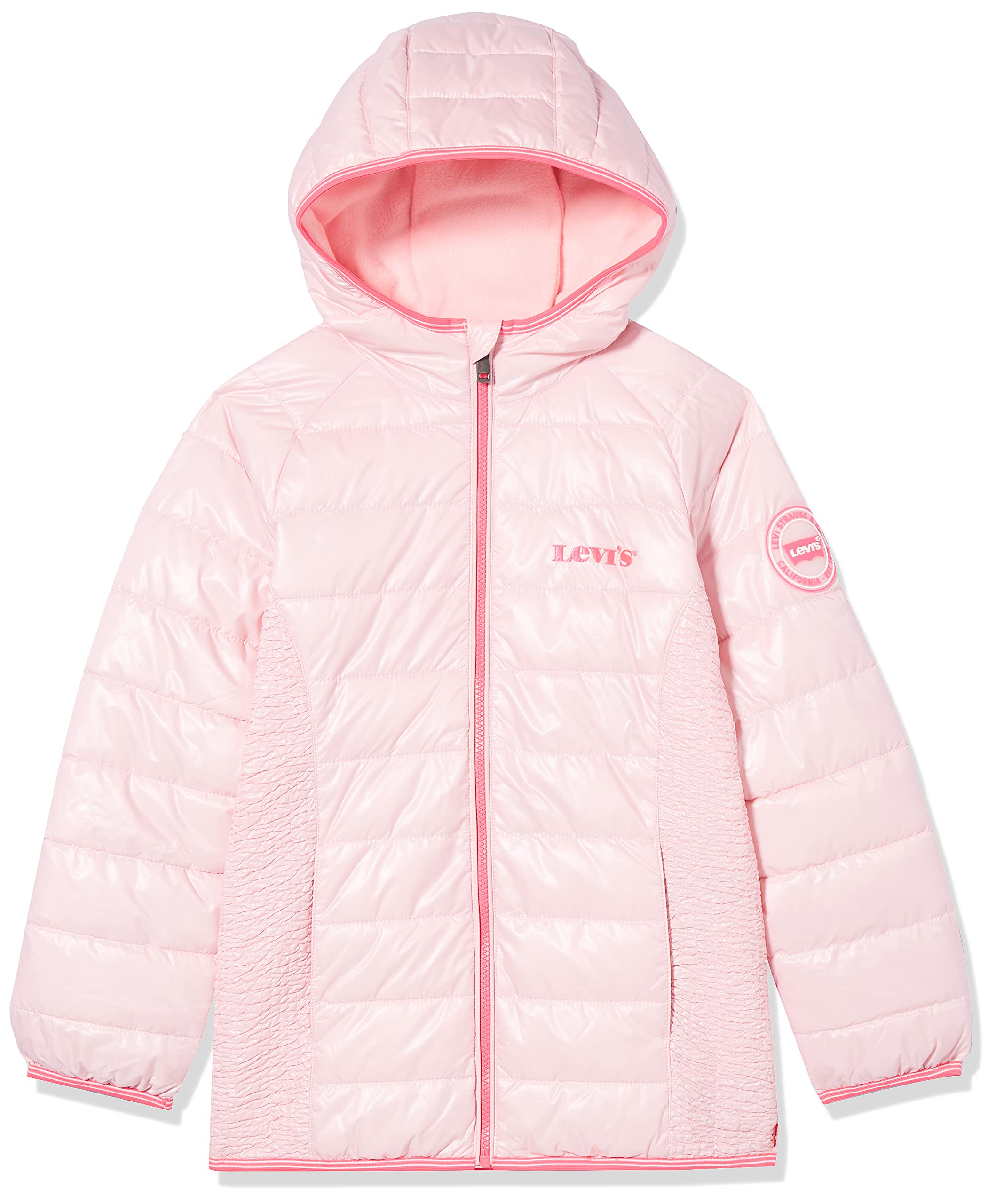 Levi's Kids Mid wt Slim Puffer Girls, Pink, 14 Years