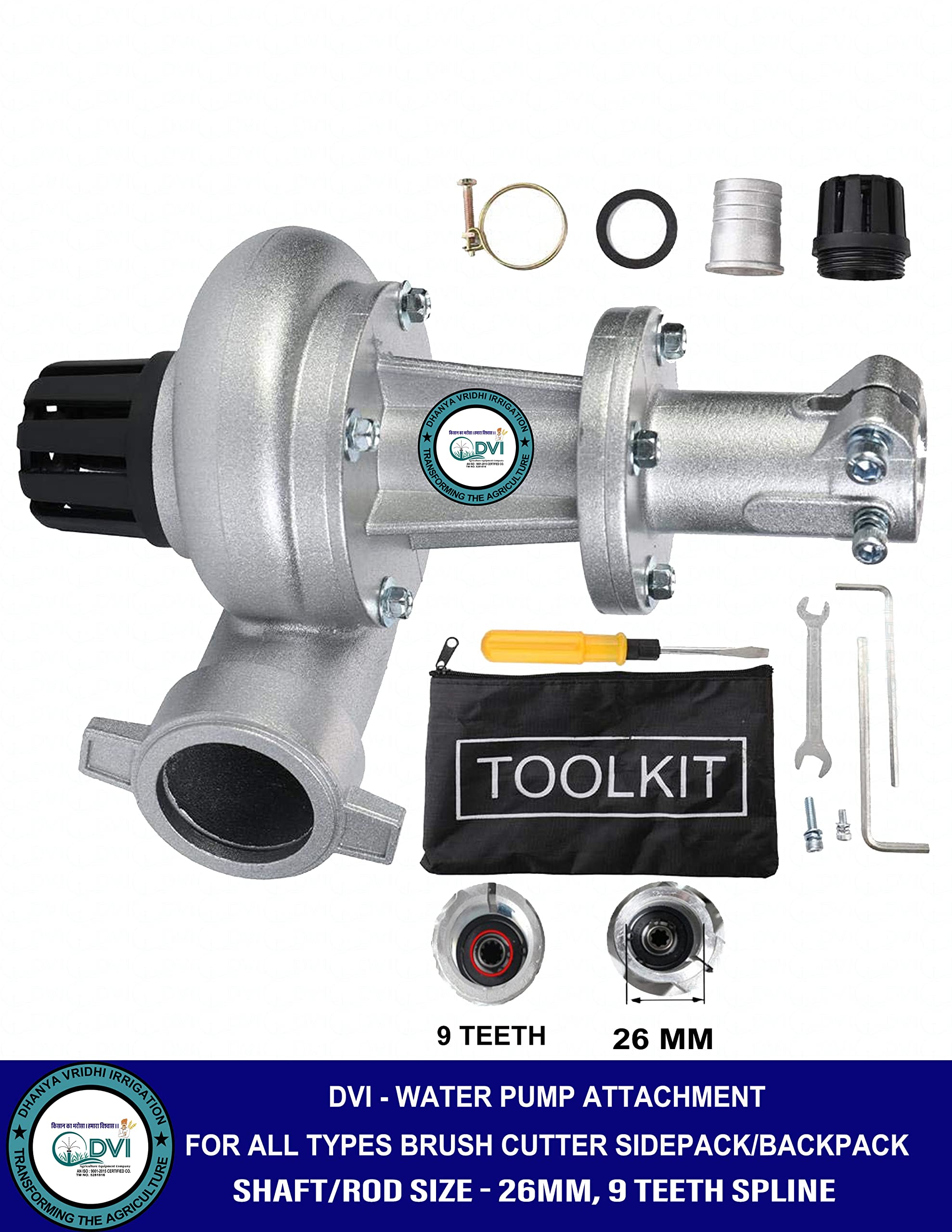 DVI Water Pump Attachment - Brush Cutter & Grass Cutter -2 DVI Water Pump Attachment - Brush Cutter & Grass Cutter -2