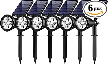 InnoGear Solar Outdoor Lights, Solar Lights Outdoor Waterproof Solar Spot  Lights Outdoor Spotlight for Yard Landscape Lighting Wall Lights Auto  On/Off ...