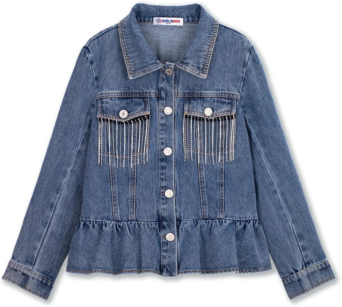 Girls Denim Jackets – Trendy Button-Up Outerwear for Kids