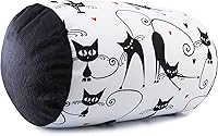 Vista 12 de Deluxe Comfort Mooshi Squish - Almohada de cama de microcuentas, 14 x 7 pulgadas, microperlas suaves y esponjosas, dieciocho divertidos