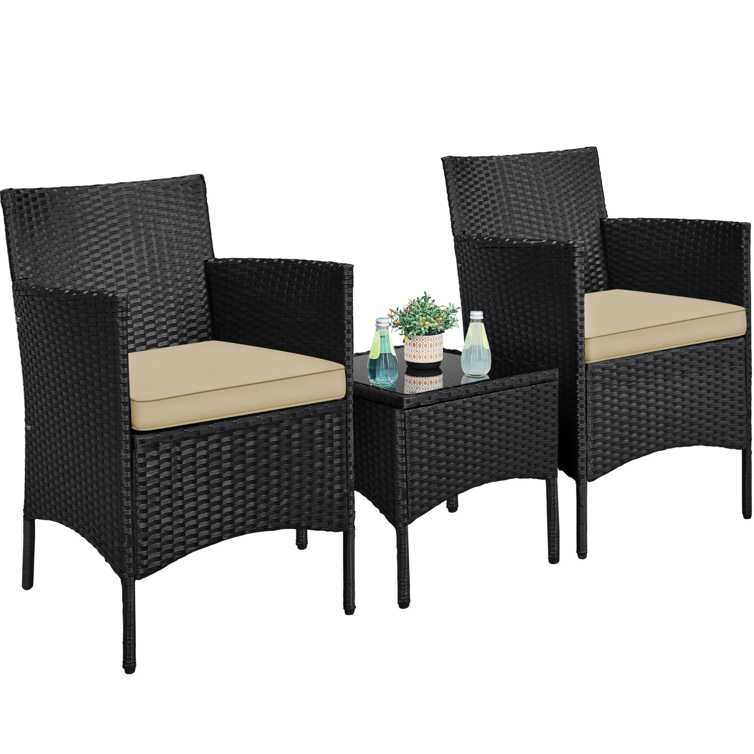 Yaheetech Rattan Conversation