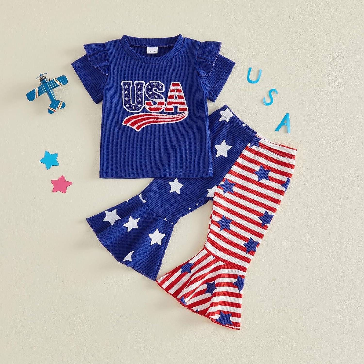 Socutebabe Toddler Girl Clothes Birthday Girl Long Sleeve Shirt Pants