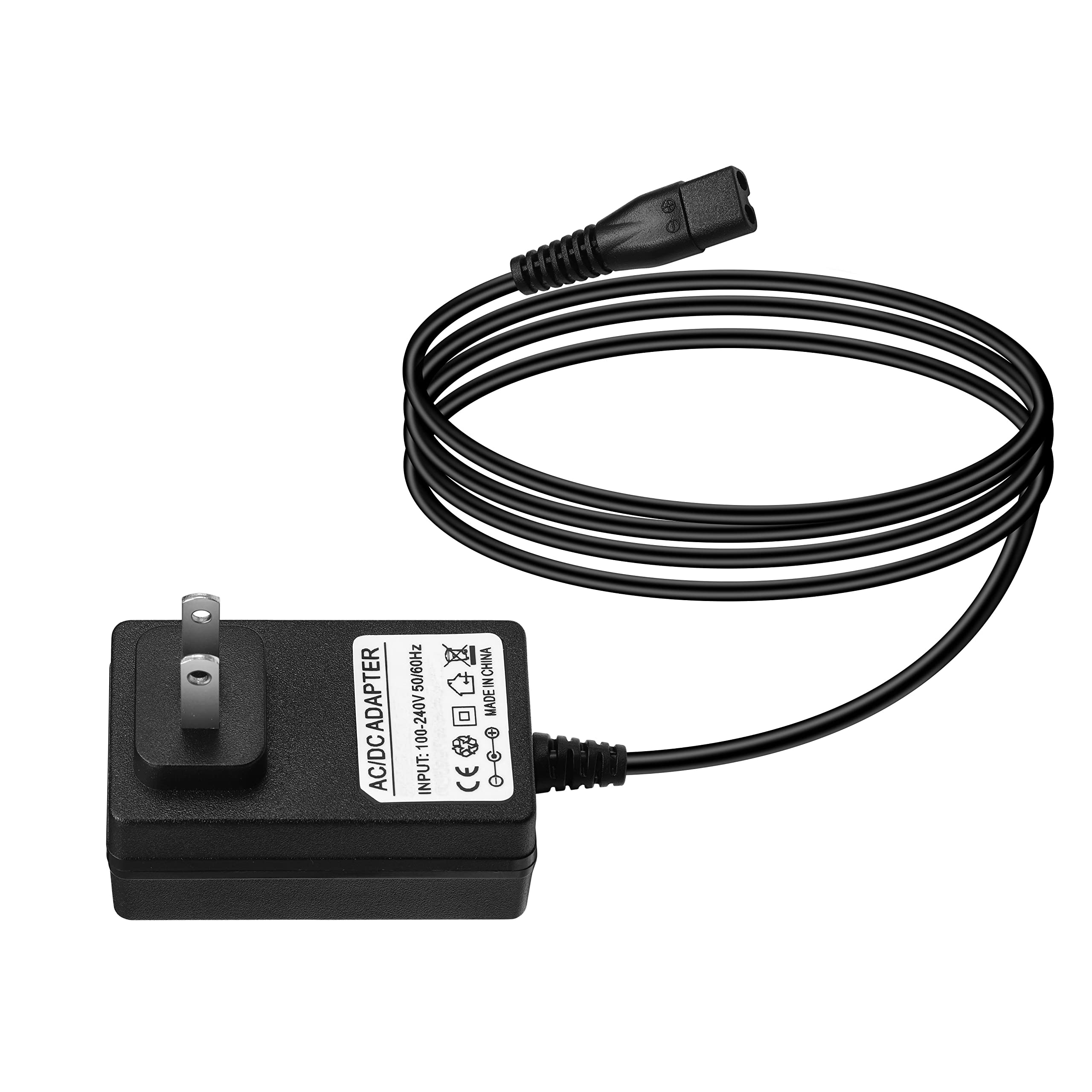 GizMac 21.4V 0.6A 2-Prong Charger Adapter – Replacement For Bissell Featherweight Cordless Stick Vacuum Models 3061, 3190, 3191, 3191C, 3190A – 5.9ft Cord