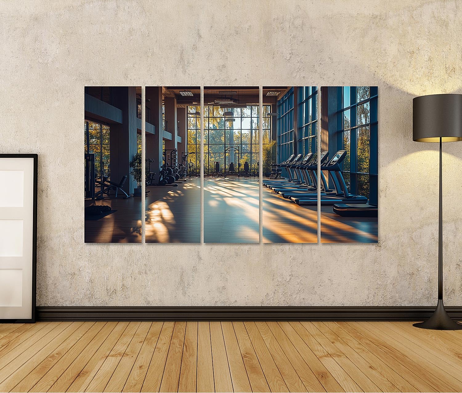 islandburner Cuadro sobre lienzo moderno gimnasio diseño de la habitación imágenes murales carteles