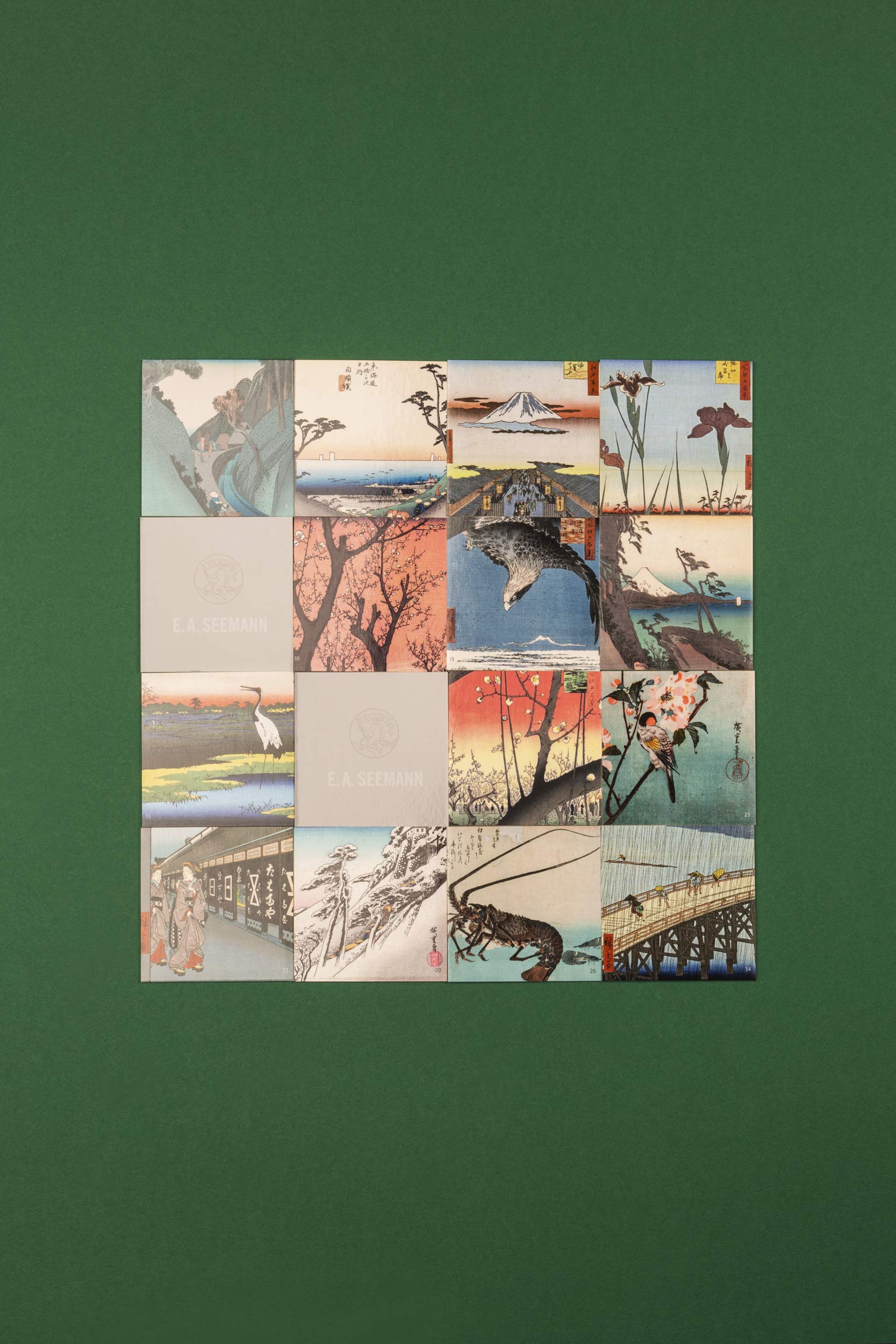 Hiroshige-Memo: Gedächtnisspiel mit 36 Motiven des berühmten japanischen Künstlers