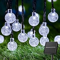Vista 11 de Brightown Luces de Cadena Solares para Exteriores 60 LED 35.6 Pies Impermeables Luces de Patio con Energía Solar con 8 Modos de Iluminación