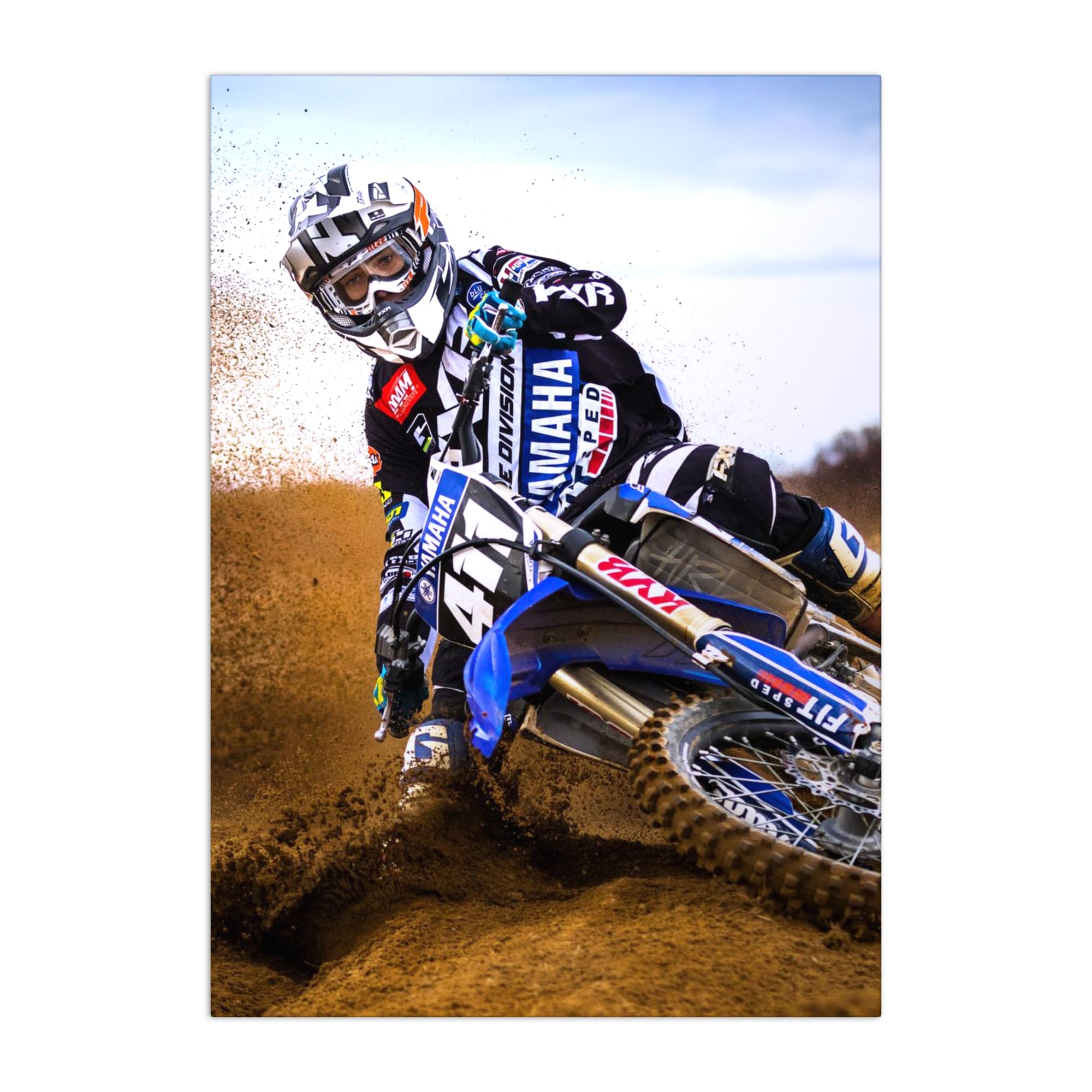 Displate - Poster In Metallo - Montato a Magnete - World Class Photos - Sport - Desert King 1 - Größe L - 67,5x48cm Matt