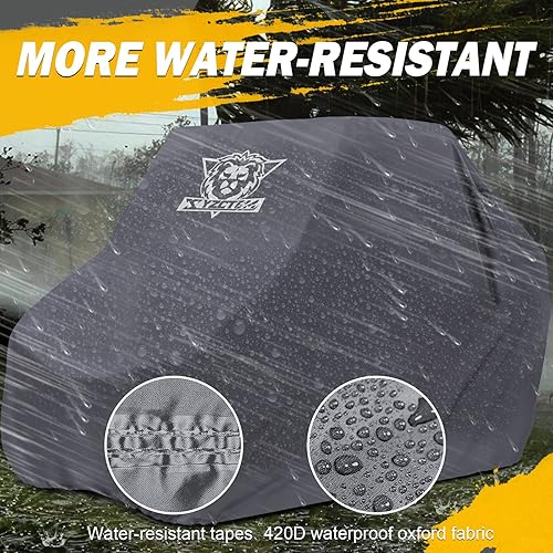 Miniatura 2 de XYZCTEM UTV Cover,Outdoor Waterproof All-Weather Protection UTV Cover Compatible with Polaris RZR Can-Am Yamaha Honda Kawasaki Suzuki,and More.115