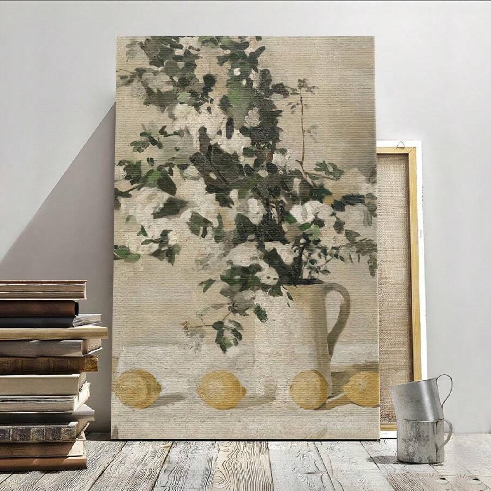 Impression vintage de citrons sur toile premium de 70x100 cm - 8