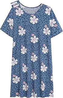 AVIIER Hospital Gowns for Women Open Back Adaptive Clothing Nightgowns Post Shoulder Surgery Dress