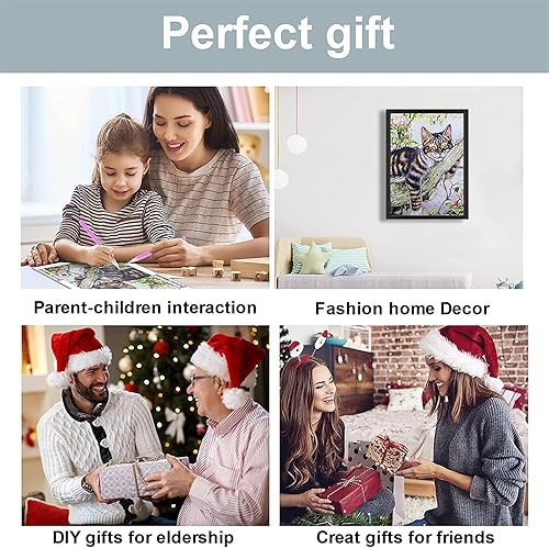 Miniatura 7 de Kits de pintura de diamantes 5D, nieve de invierno, arte de diamantes para niños, pintura por número para adultos, 40 x 60 pulgadas, taladro