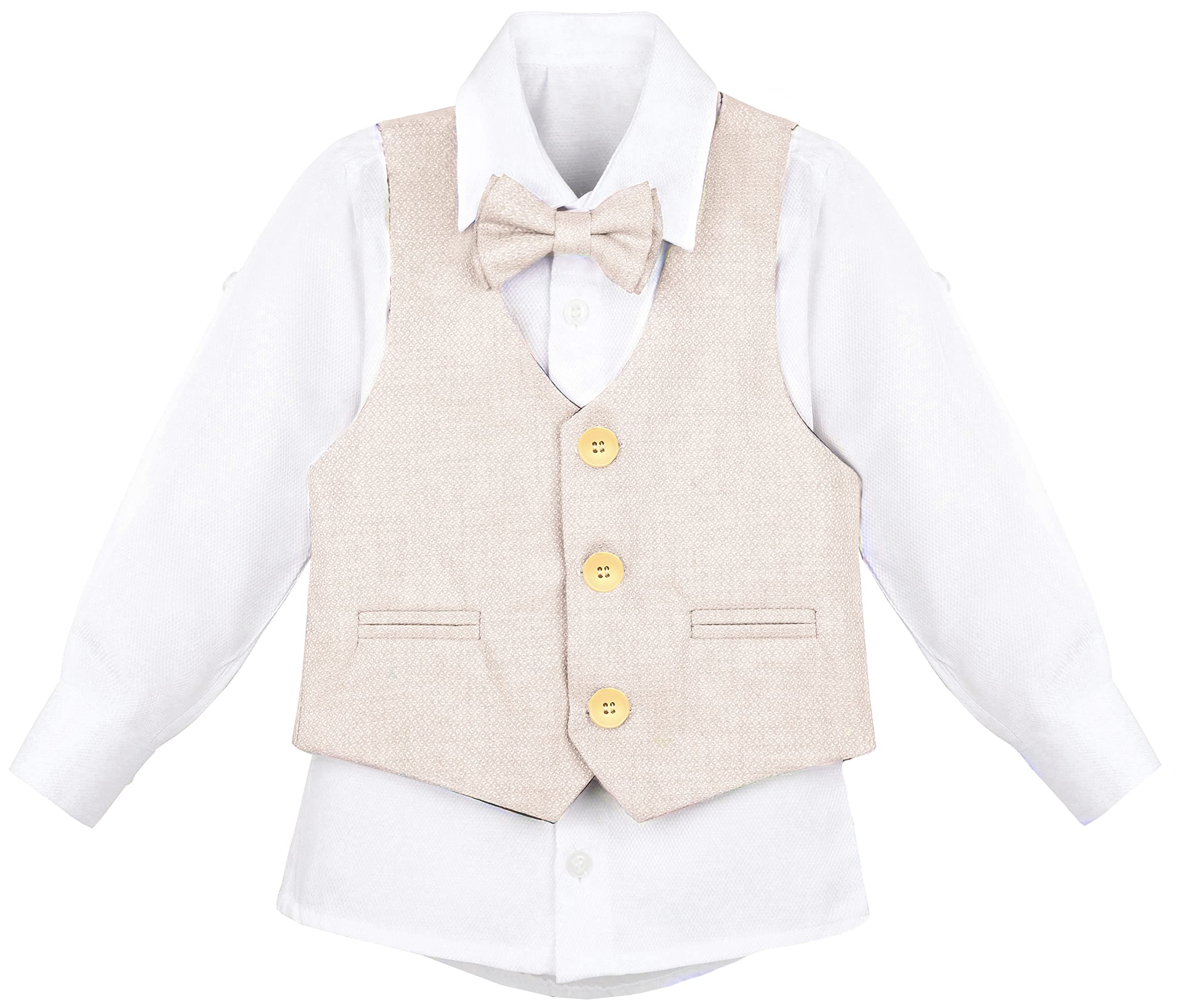 Lilax Conjunto de Traje Formal de 5 Piezas para niños