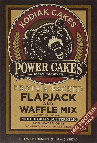 Kodiak Cakes Power Cakes Flapjack and Waffle Mix 20 oz - Paquete de 2