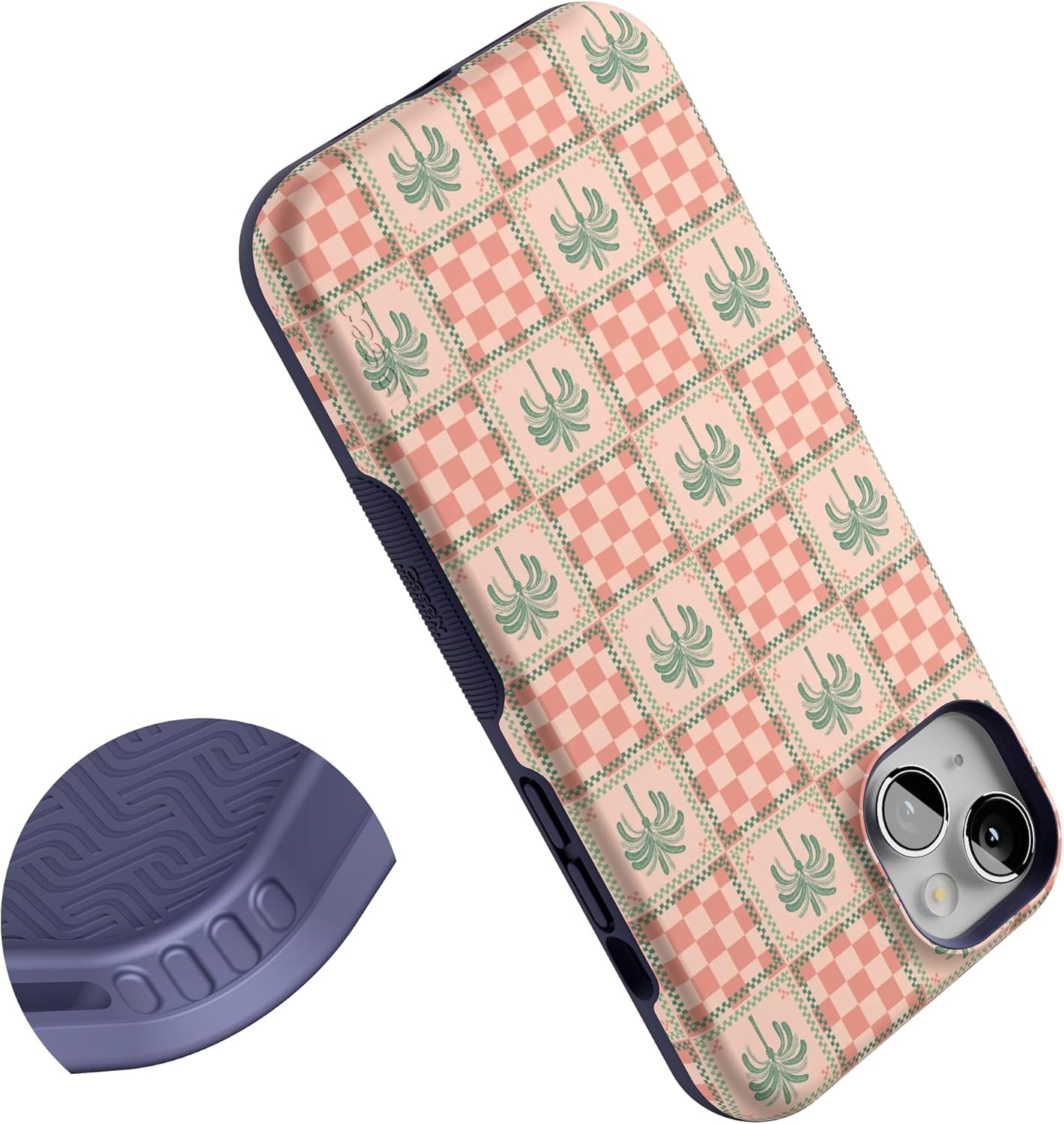 Casely iPhone 14 Plus Case | The Social Club | Palm Beach | Bold Protective Design | Compatible with MagSafe