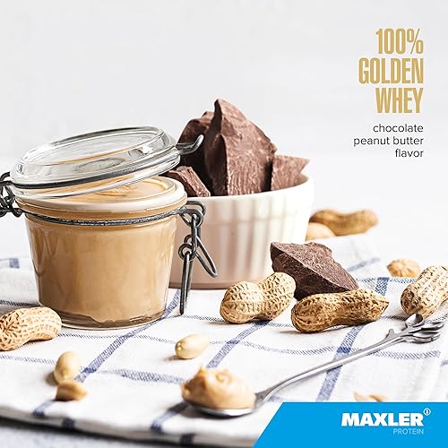 Miniatura 9 de Maxler 100% proteína de suero dorado  0.85oz de proteína de suero de leche en polvo de primera calidad por porción  Pre, Post e Intra Entrenamiento