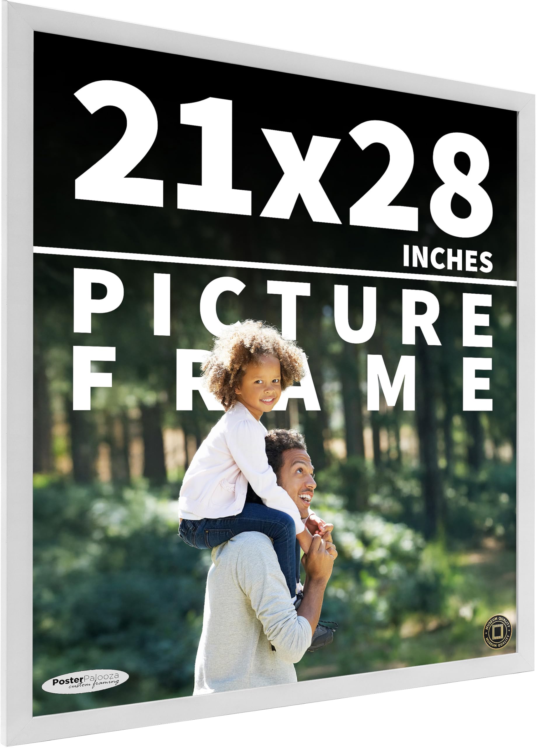 Amazon.com - Poster Palooza 21x28 Frame White Solid Pine Wood