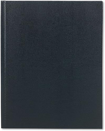 Blueline Diario ejecutivo, tapa dura similar a un lagarto, marcapáginas de cinta, 150 páginas, 10.75 x 8.5 pulgadas, azul (A10.82)