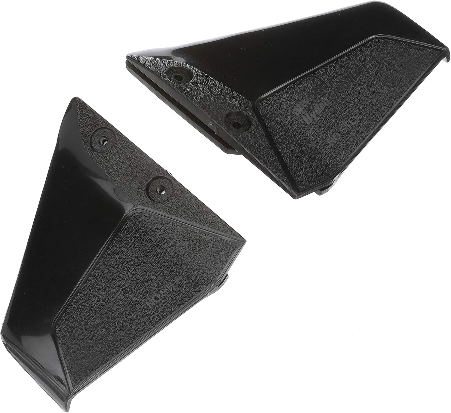 Attwood 9401-7 Hydro-Stabilizer, Reduces Drag, Molded Plastic Wings, Stainless Steel Hardware, for Outboards Under 50 HP