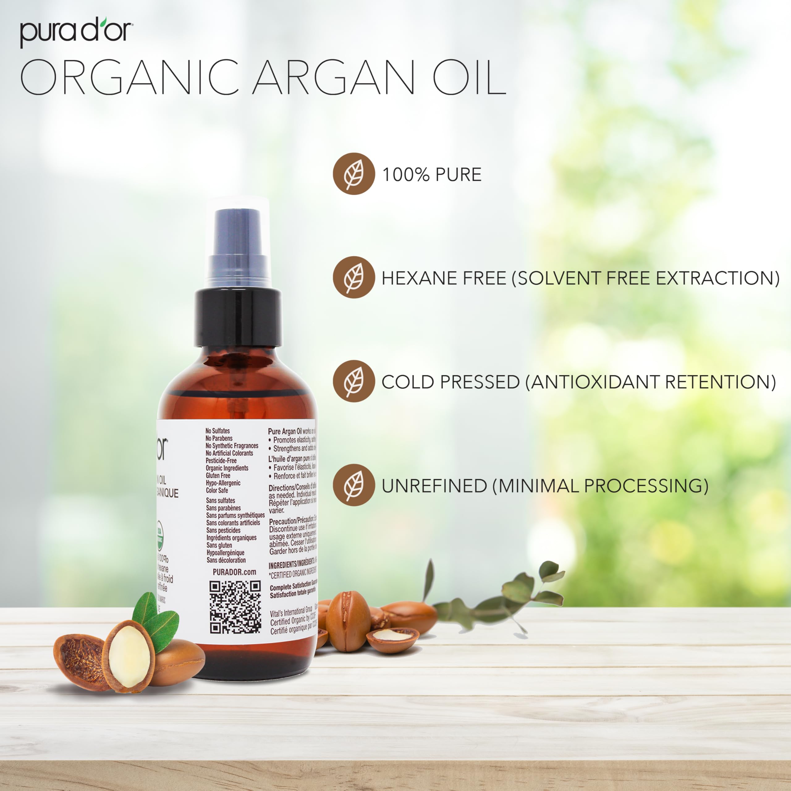 Organic Moroccan Argan Oil - Premium Natural Moisturizer.
