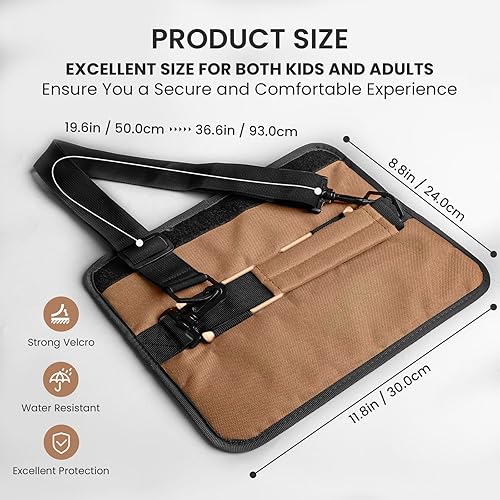 Miniatura 75 de FINGER TEN Bolsa para palos de golf, mini, ligera, para hombres, mujeres, mujeres, niños, con/sin bolsa de bola, portátil para campo de conducción